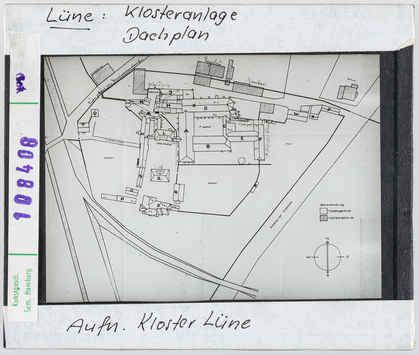 Vorschaubild Lüne: Kloster, Dachplan 